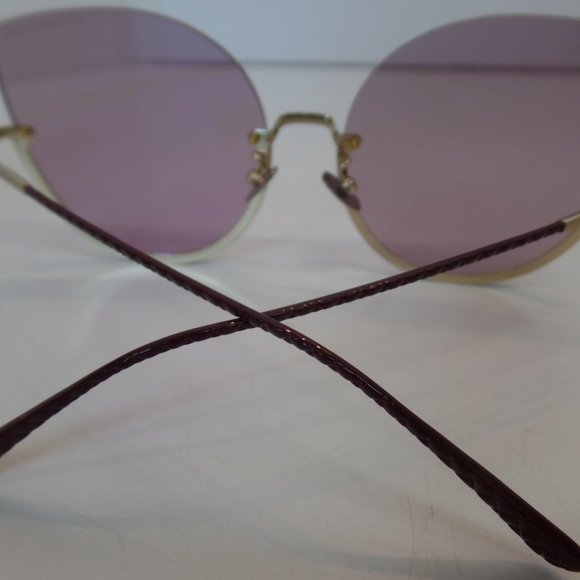 BOTTEGA VENETA Made Italy BV02045 004 New Elegant Sunglasses Purple Colored Lens - Picture 7 of 15